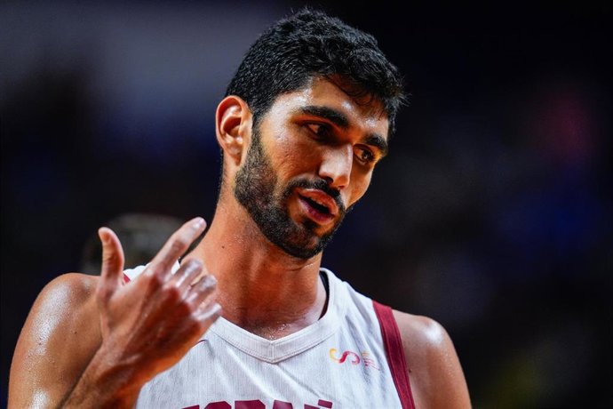 Archivo - El jugador español Santi Aldama