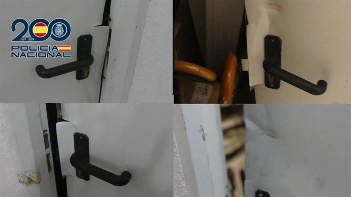 Los robos se realizaban mediante el apalancamiento de las puertas