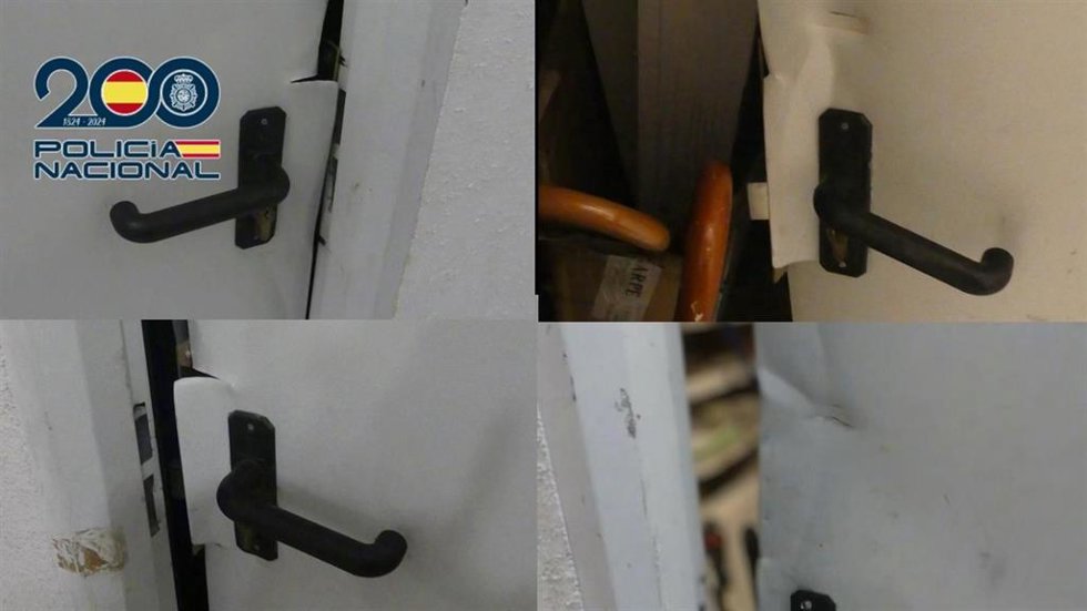 Los robos se realizaban mediante el apalancamiento de las puertas