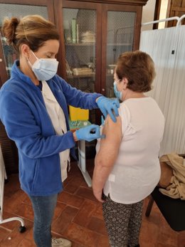 Vacunación contra la gripe.