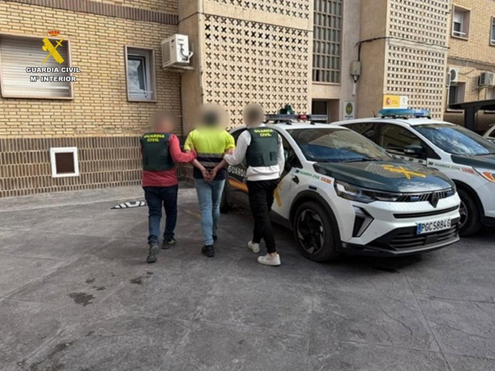 Imagen de uno de los detenidos en Villena