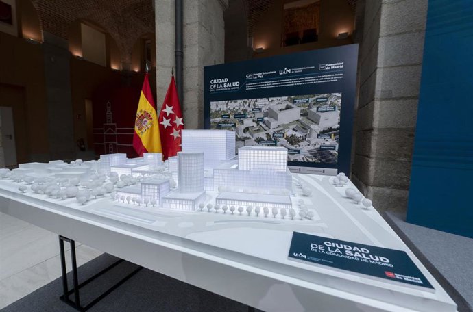 Archivo - Vista del nuevo proyecto Ciudad de la Salud de la Comunidad de Madrid, en la Real Casa de Correos, a 18 de junio de 2024, en Madrid (España).