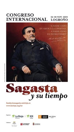 Logroño acogerá del 26 al 28 de noviembre el Congreso Internacional 'Sagasta y su tiempo',