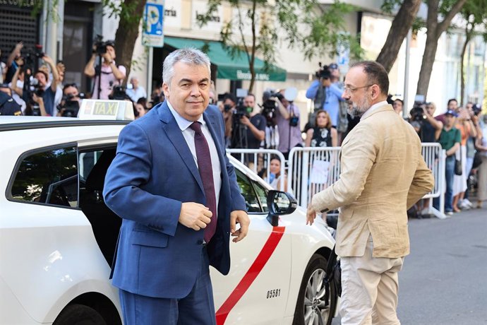 Archivo - L'exsecretari d'Organització del PSOE Santos Cerdán 