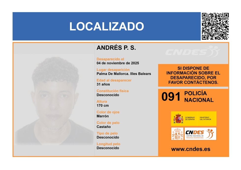 Desaparecido localizado