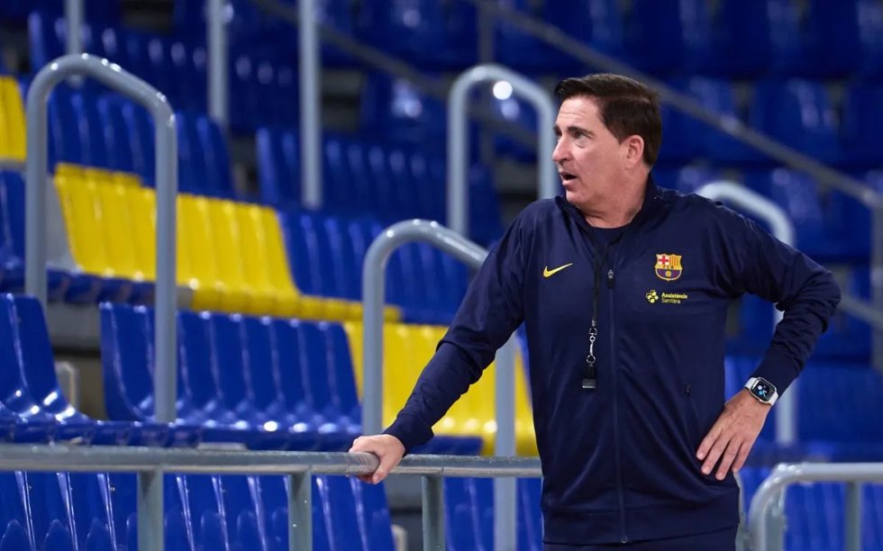El entrenador del Bara de baloncesto, Xavi Pascual