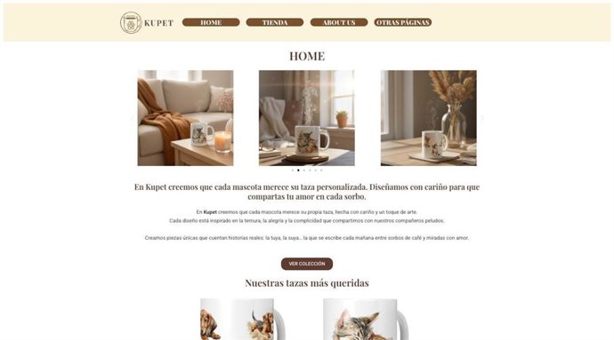 Página web de Kupet