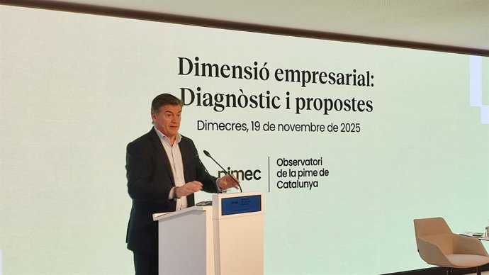 El president de Pimec, Antoni Cañete