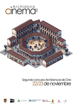 Cartel del II Concurso de Cortometrajes de Archidona