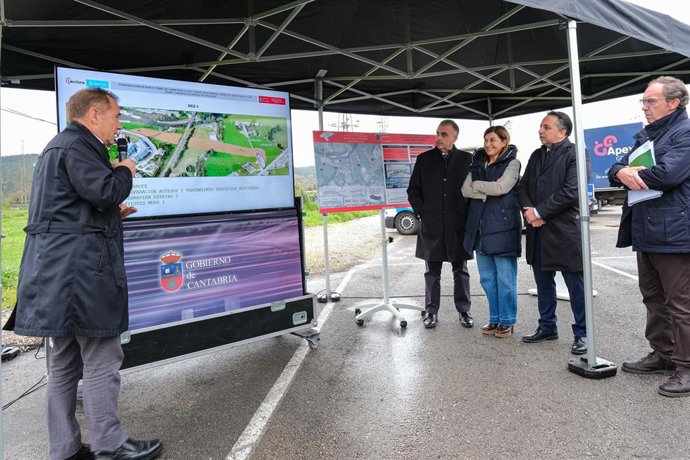 Acto de inicio de las obras de la variante de Renedo