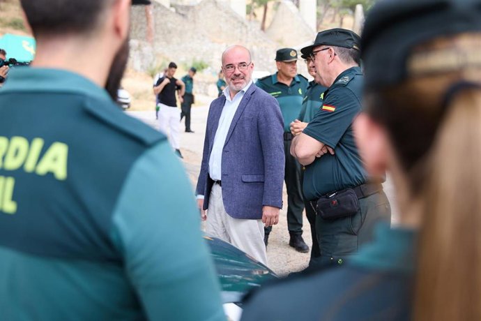 Archivo - El Delegado del Gobierno en la Comunidad de Madrid, Francisco Martín Aguirre, durante un acto con la Guardia Civil