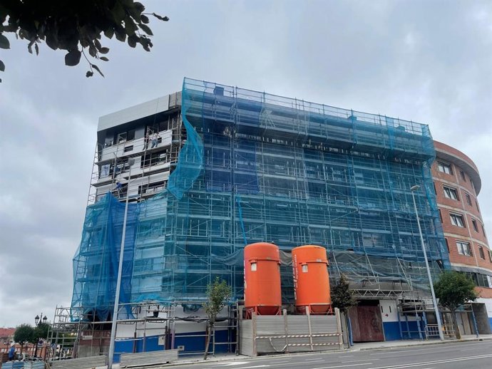 Construcción de viviendas en Oviedo.