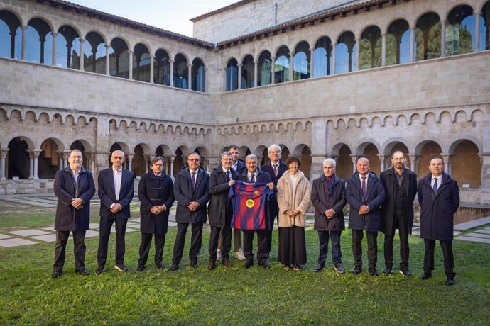La Junta Directiva del FC Barcelona se reúne en el Monestir de Sant Cugat del Vallès