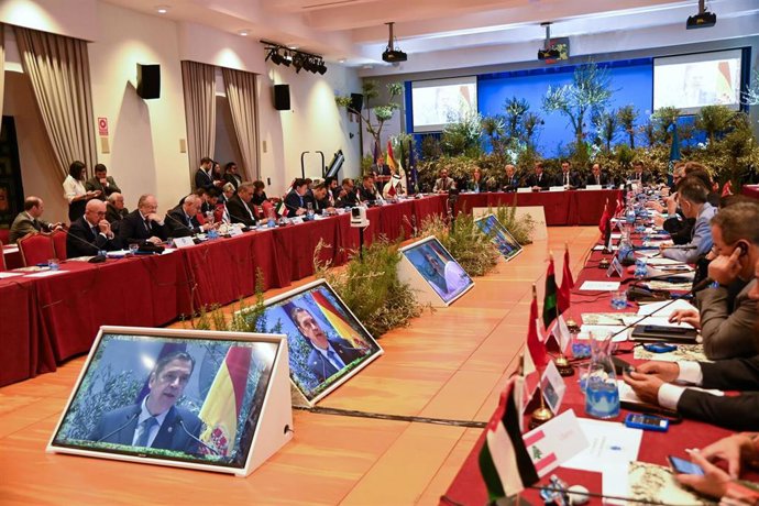 El ministro de Agricultura, Pesca y Alimentación, Luis Planas, interviene en el encuentro del Consejo Oleícola Internacional (COI) en Córdoba.