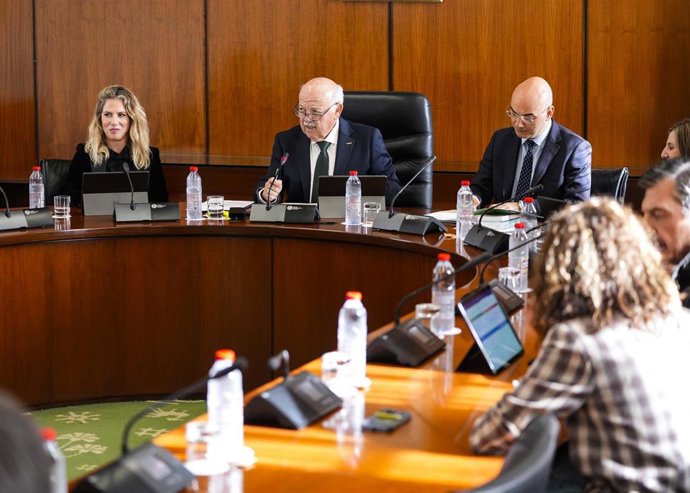 Reunión de la Junta de Portavoces del Parlamento andaluz.