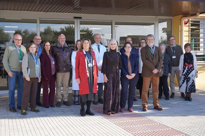 Directiva del Club de la Veteranía del Hospital Universitario Reina Sofía de Córdoba.