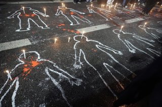 Protesta contra el operativo polciial que dejó más de un centenar de muertos en Río de Janeiro (Brasil)