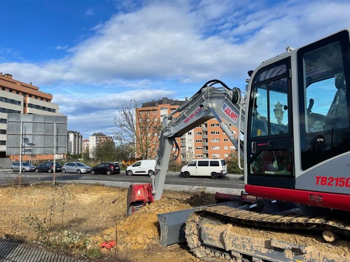 Construcción de viviendas en Oviedo.