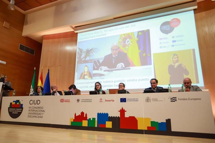 Ponentes del Congreso Internacional Universidad y Discapacidad de Fundación ONCE.