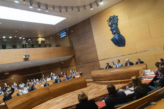 Imagen del pleno de la Diputación de Valencia.