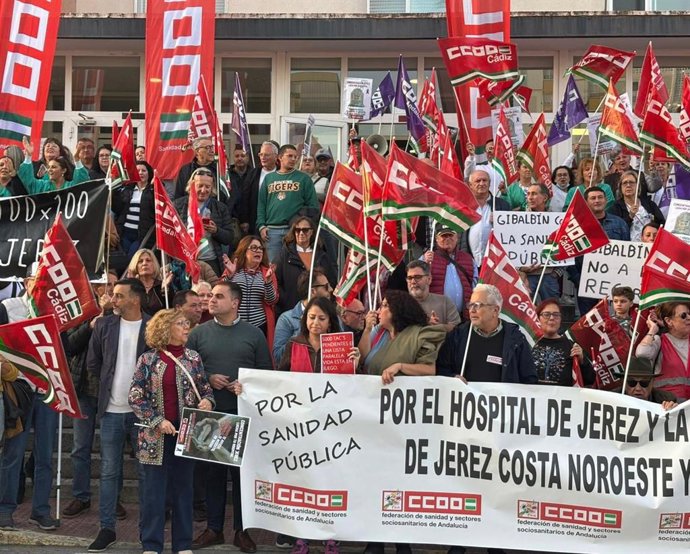 Manifestación por la sanidad pública.