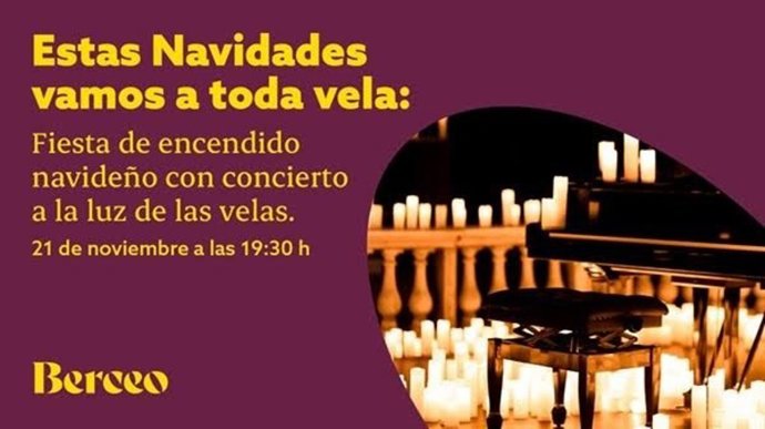 El CC Berceo da la bievenida a la Navidad este próximo viernes con un concierto a la luz de 1000 velas