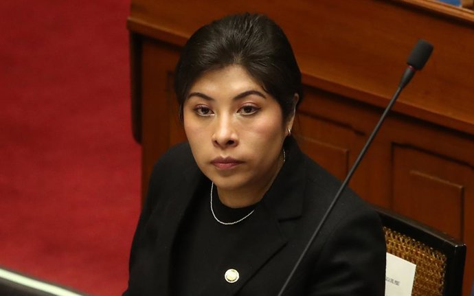 Archivo - 28 de novembro de 2022, Lima, Lima, PERU: LIMA 28 DE NOVIEMBRE DEL 2022...LA PRESIDENTA DEL CONSEJO DE MINISTROS BETSSY CHAVEZ SE PRESENTA ANTE EL HEMICICLO DEL CONGRESO DE LA REPUBLICA JUNTO A LOS MINISTROS DE ESTADO , PARA EXPONERAR LOS DICTAM