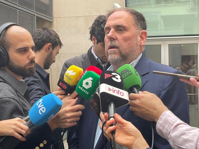 El president d'ERC, Oriol Junqueras