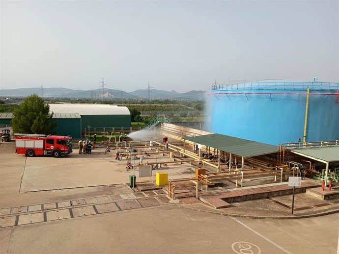 Simulacro de emergencia en la Central Térmica de Ciclo Combinado de Son Reus