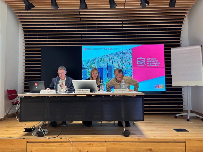 Presentación del informe 'Estructura empresarial de la provincia de Barcelona 2025' este jueves
