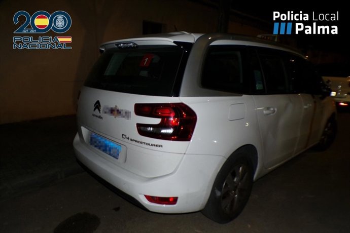 Taxi accidentado el pasado 13 de noviembre