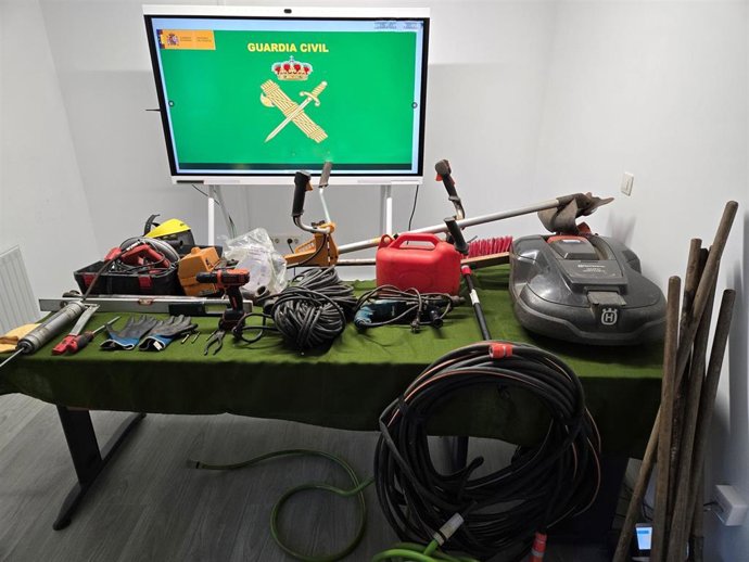 Objetos localizados.