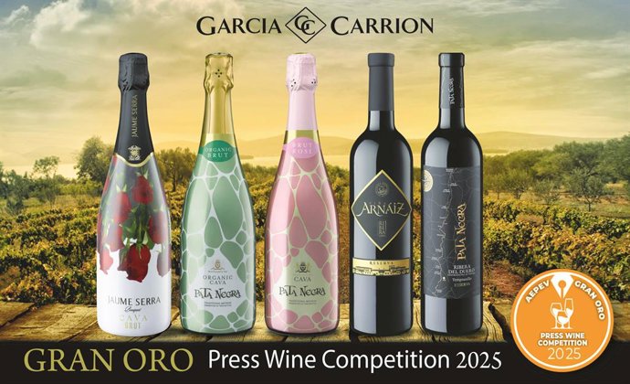 García-Carrión lidera la primera edición del Press Wine Competition (PWC) con 11 medallas (5 Gran Oro y 6 Oro)