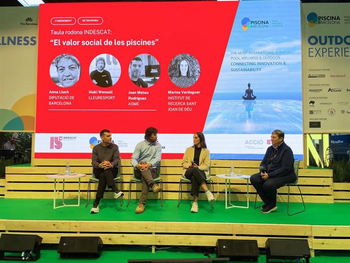 El cúster Indescat debate sobre tecnología e impacto social en el salón Piscina Barcelona