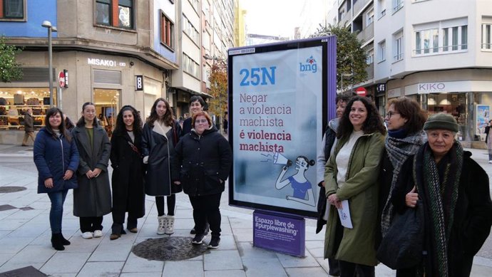El BNG lanza una campaña por el 25N contra el "negacionismo activo o pasivo" de la violencia de machista