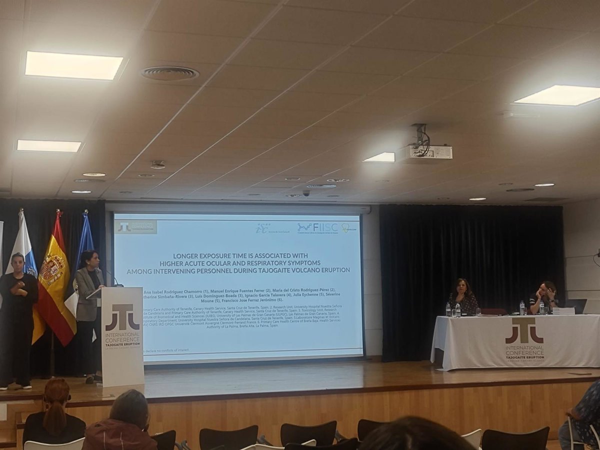 El análisis del impacto del  Tajogaite  en La Palma arroja un aumento de síntomatología respiratoria y ocular