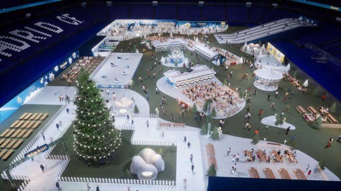 El Santiago Bernabéu se transforma en "MAVIDAD Bernabéu": una experiencia navideña inmersiva y mágica