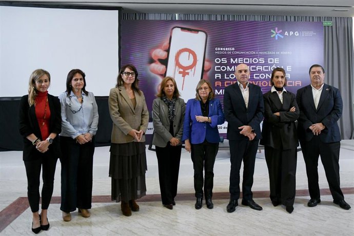 Congreso 'Os medios de comunicación e a loita contra a ciberviolencia machista', a 20 de noviembre de 2025.