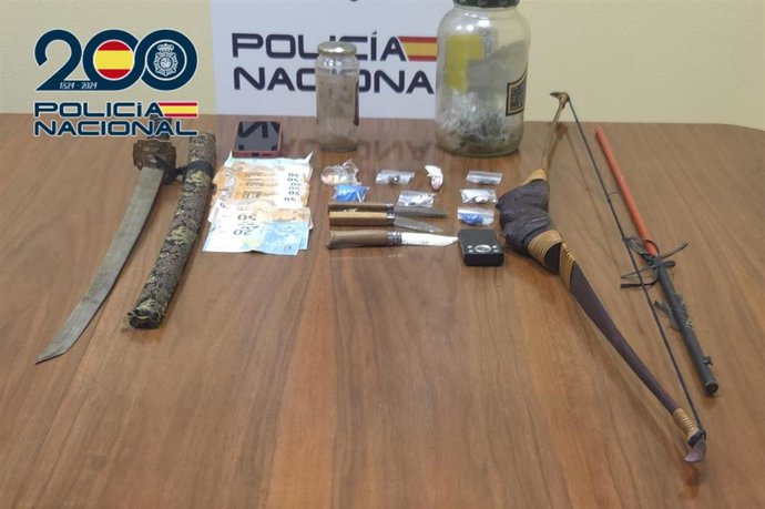 Operativo en el barrio de O Couto.