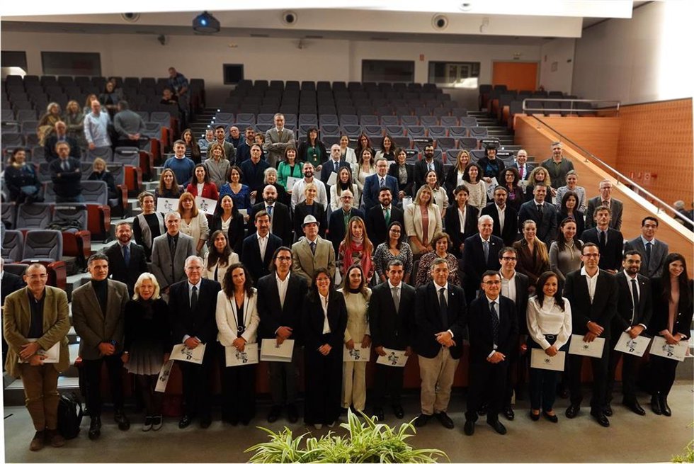 Ocho catedráticos y 110 profesores titulares de la Universidad de Málaga toman posesión de su cargo