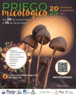 Cartel de Priego Micológico 2025.