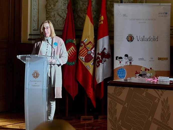 La portavoz del Grupo Municipal de Valladolid Toma la Palabra, Rocío Anguita.