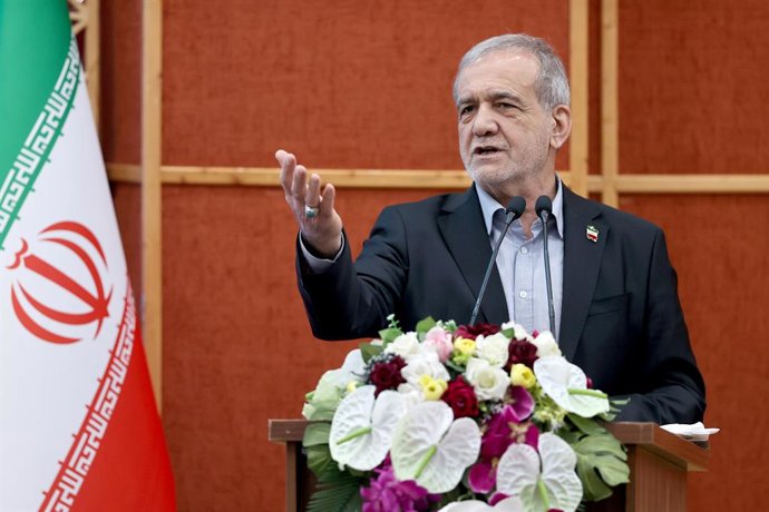El presidente de Irán, Masur Pezeshkian