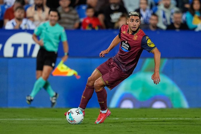 Archivo - Yeremay Hernandez of Deportivo La Coruna in action during the Spanish league, LaLiga Hypermotion, football match played between CD Leganes and Deportivo La Coruna at Butarque stadium on September 1, 2025, in Leganes, Madrid, Spain.
