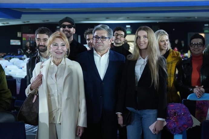 La Baronesa Thyssen y su hija, Carmen Thyssen, durante la 1ª actividad efímera en el futuro Museo Carmen Thyssen Barcelona, a 20 de noviembre de 2025, en Barcelona