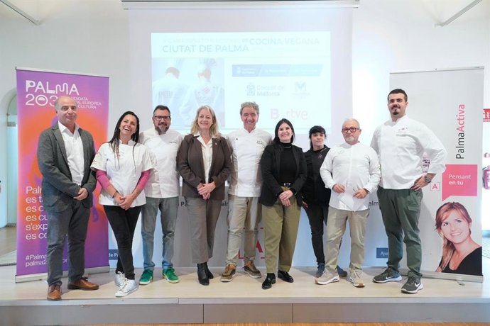 Presentación del V Campeonato Nacional de Cocina Vegana Ciutat de Palma con Producto Local.