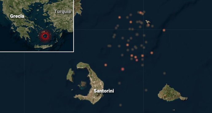 Archivo - Terremoto en Santorini