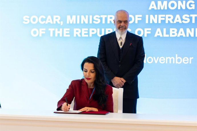 La vice primera ministra y titular de Infraestructura y Energía, Belinda Balluku