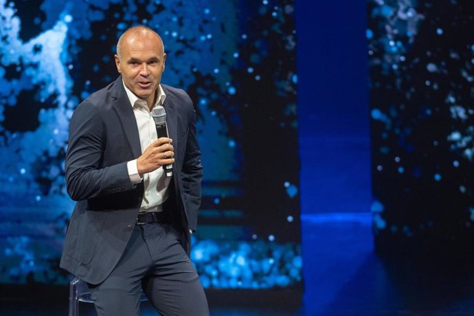 Archivo - El exfutbolista Andrés Iniesta, durante la entrega de los Premios Princesa de Girona 2025.