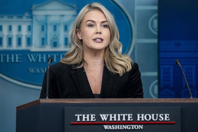 La portavoz de la Casa Blanca, Karoline Leavitt 